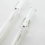 人気「ミッフィー」のガラス製ストローが再び！びっくり顔・なみだ顔など全4種＆シリコンケース付き｜写真3