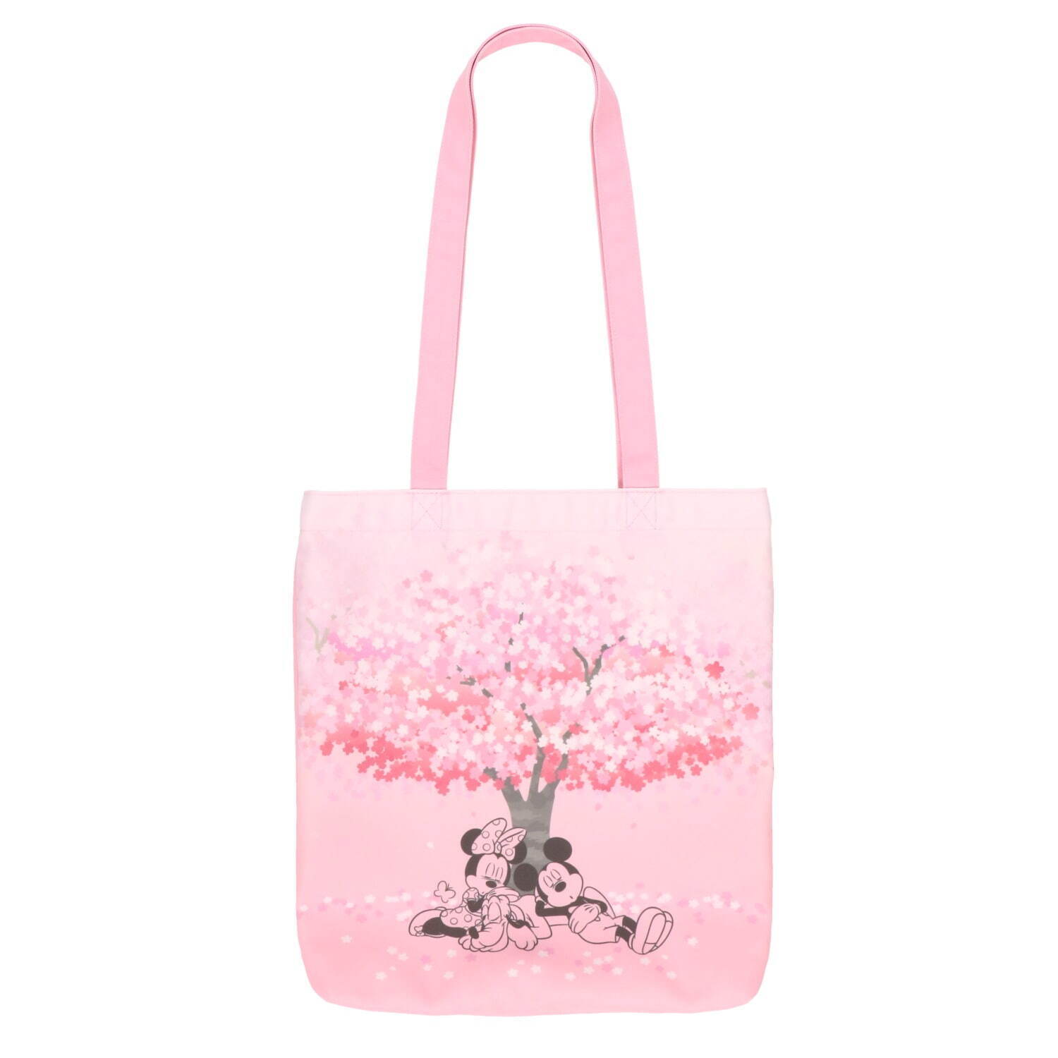 東京ディズニーリゾートの“サクラ”グッズ、桜の木の下で眠るミッキーマウスたちを描いたバッグ＆カップ｜写真23
