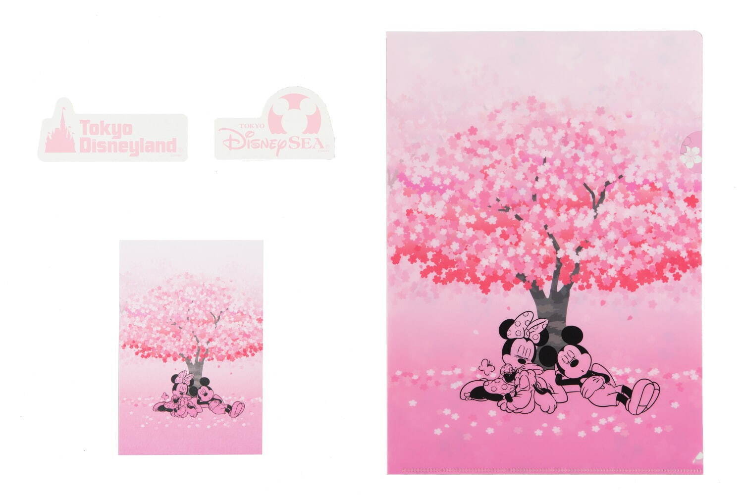 東京ディズニーリゾートの“サクラ”グッズ、桜の木の下で眠るミッキーマウスたちを描いたバッグ＆カップ｜写真13