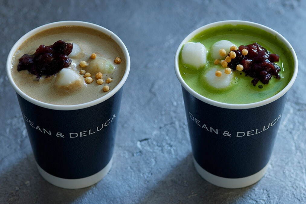 ディーン＆デルーカから抹茶とほうじ茶の限定しるこ、もちもち白玉＆北海道産の小豆入り