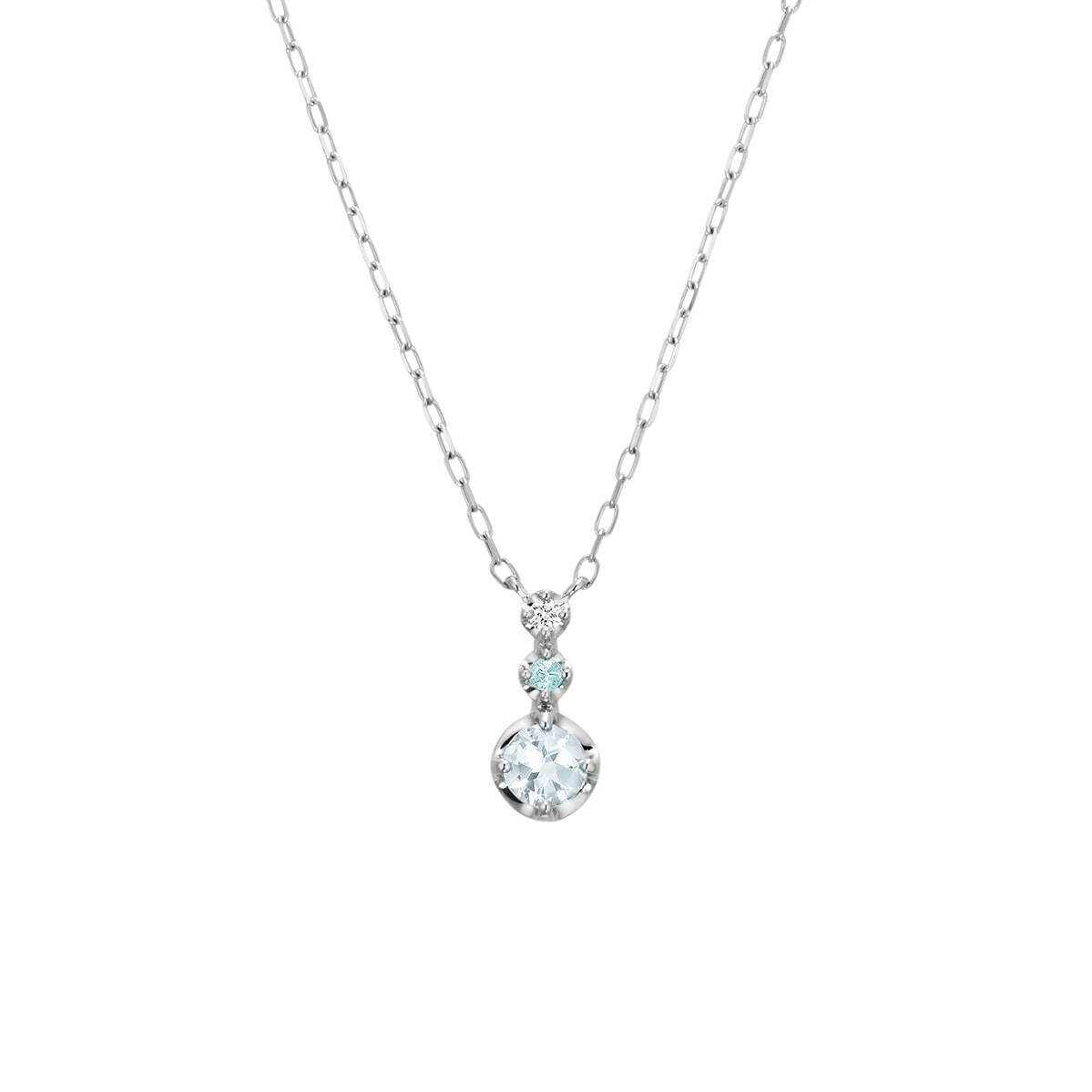 PT Necklace/Aquamarine/Paraiba Tourmaline/Diamond 55,000円※一部店舗限定