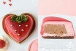 Q-pot CAFE.バレンタイン限定いちごスイーツ、“ハート型”ムース主役のプレート＆パフェ｜写真3