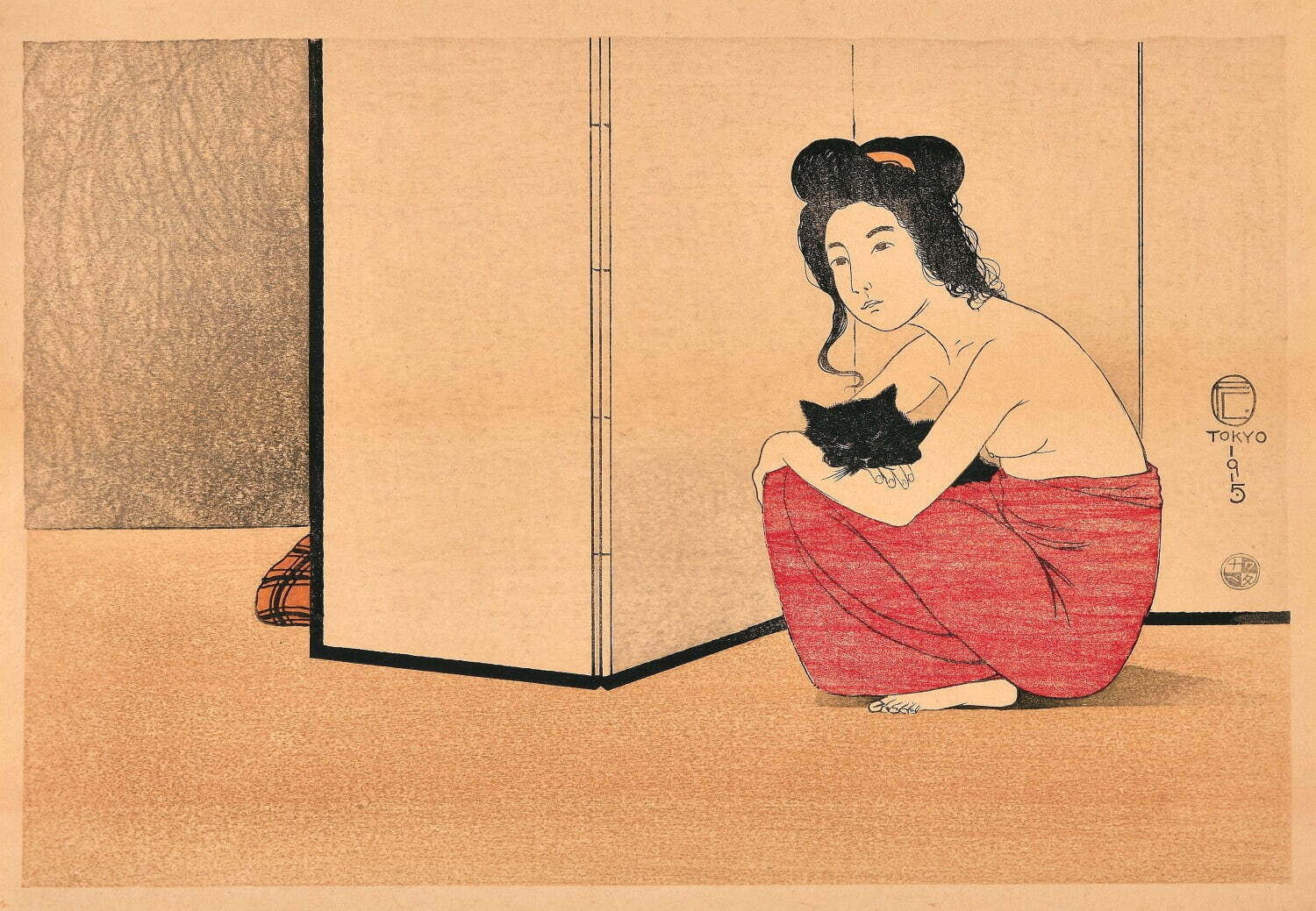 展覧会「THE 新版画」高知県立美術館で - 伊東深水や川瀬巴水など 