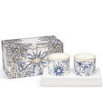 ディオール メゾンのクリスマス、ブルー×ホワイトの繊細なスケッチを描いたキャンドルやプレート｜写真4