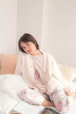 スナイデル ホーム“ハート柄”の開運パジャマ、ラッキーカラーの“ふわふわ”ルームウェア｜写真15