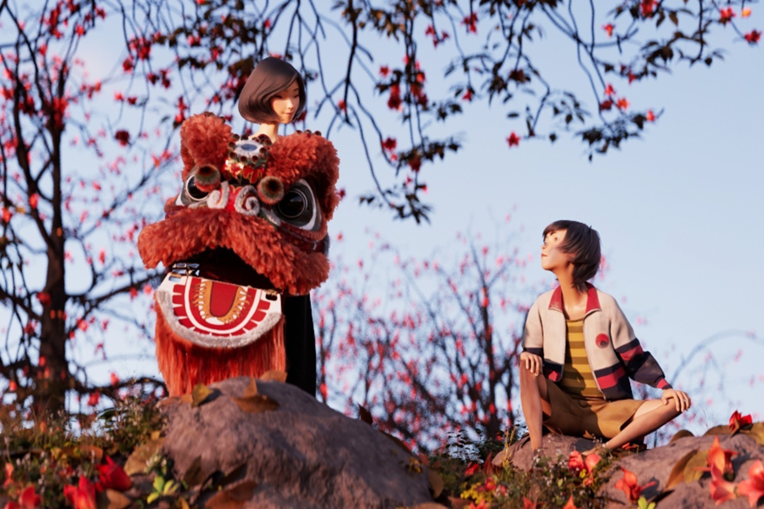 アニメ映画『雄獅少年／ライオン少年』獅子舞の演武に挑む少年たちを、圧倒的な映像美で描く