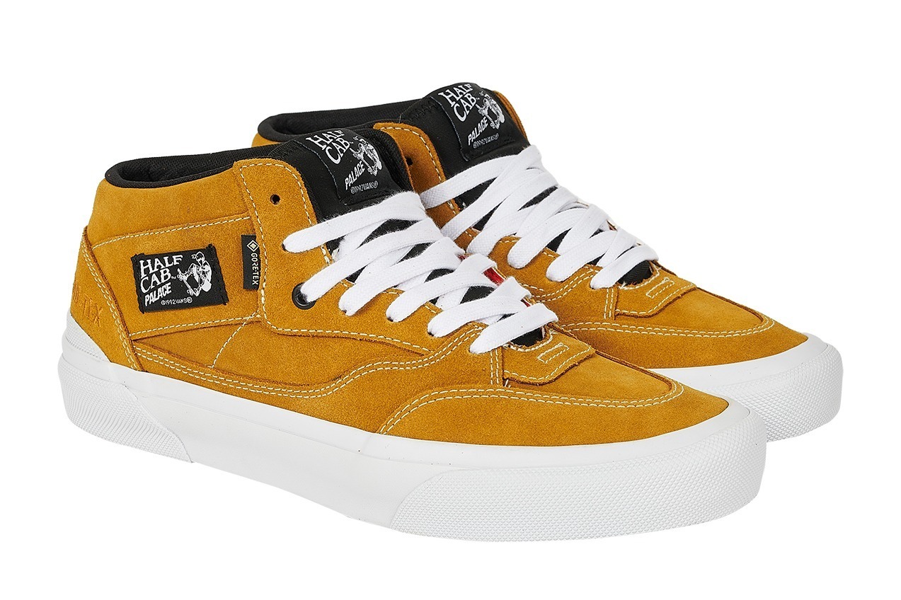 パレス スケートボード×VANSのコラボスニーカー、ゴアテックス搭載「ハーフキャブ」
