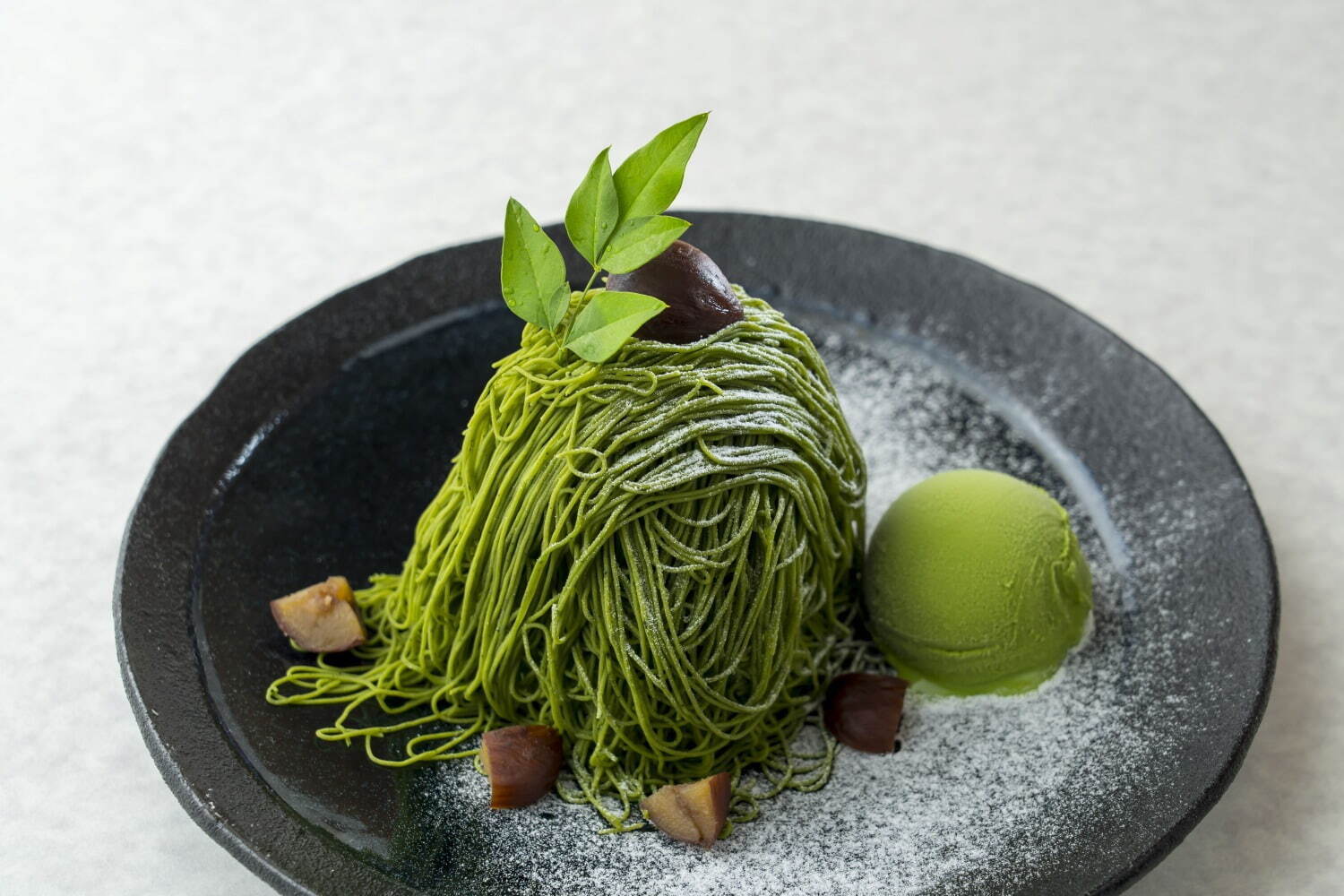 京はやしや冬限定スイーツ「和もんぶらん」、宇治抹茶の“絞りたて”特製クリーム｜写真1
