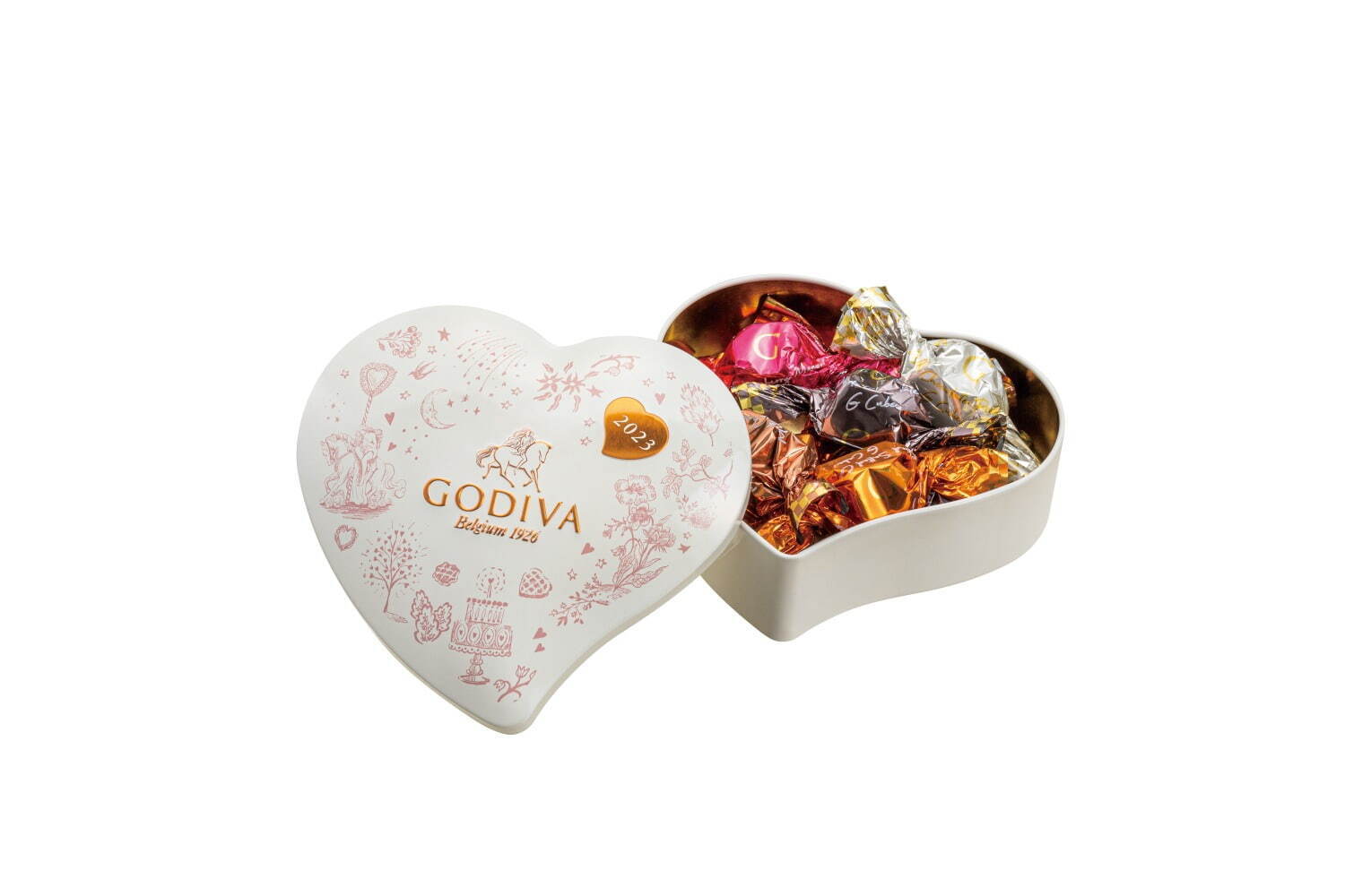 ゴディバの23年バレンタインコレクション、ワッフルを表現した限定チョコレートの詰め合わせほか｜写真20