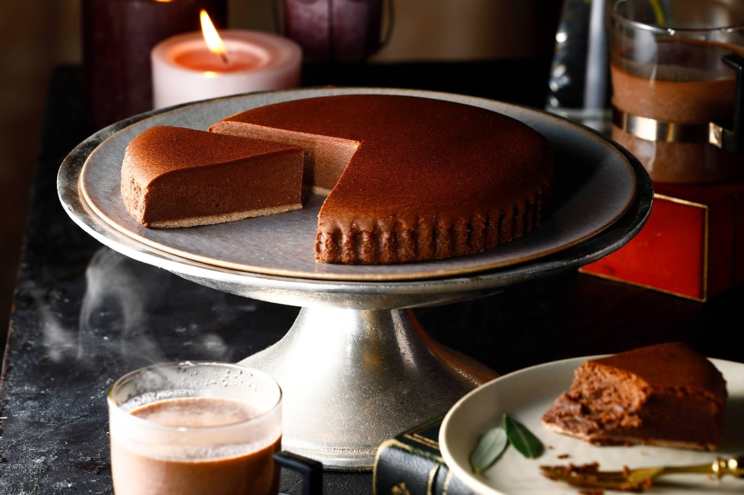 チーズガーデン「ショコラチーズケーキ」バレンタイン限定で、コク深いチーズ×香り高いチョコレ―ト