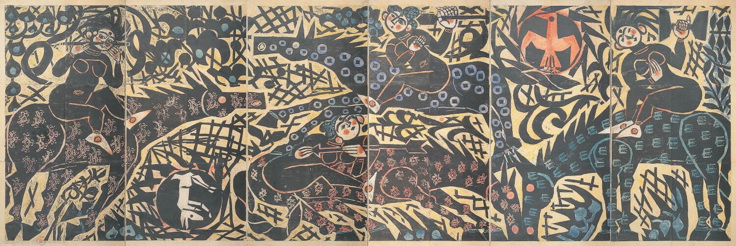 棟方志功 作品 富士山1903－1975昭和の版画家