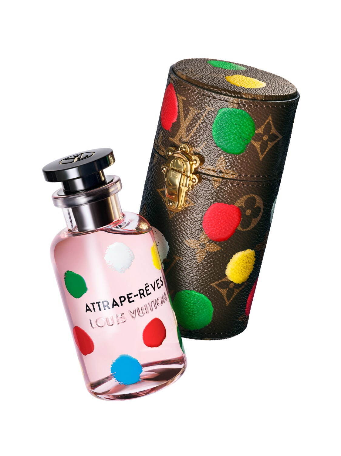 オー ドゥ パルファン「アトラップ・レーヴ」100ml 49,500円
「トラベルケース ペインティッド ドット」110,000円