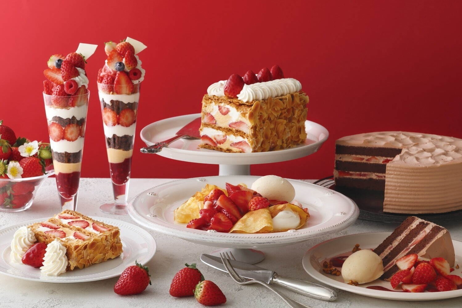 リサ・ラーソン｜キハチ カフェの限定苺メニュー、リサ・ラーソン×苺アフタヌーンティーや苺パフェ