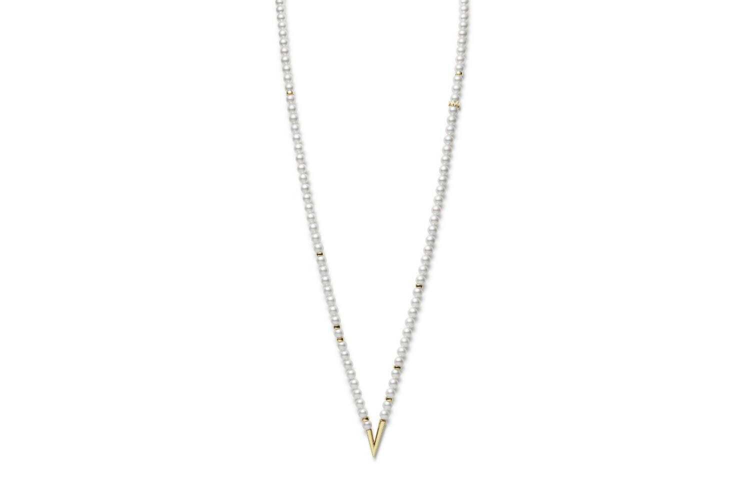 MIKIMOTO ミキモト V Code ペンダント シルバー MIKIMOTO - 完売品 新品 ミキモト vコード ペンダント MIKIMOTO