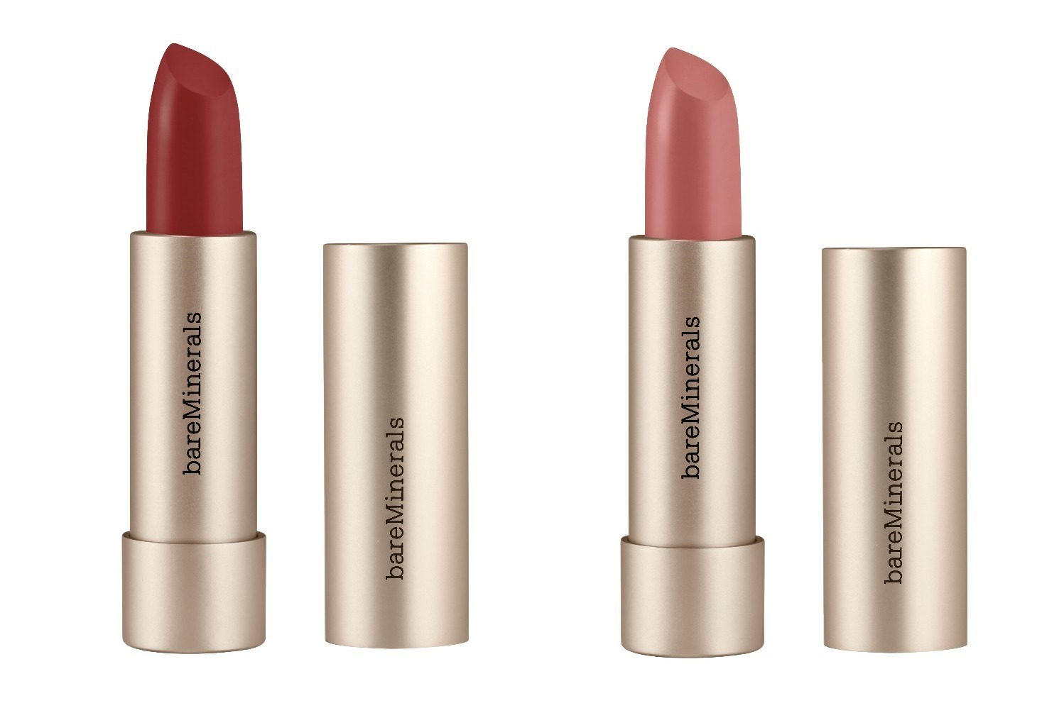 ヴィーガンコスメ｜ベアミネラル23年春コスメ、人気ヴィーガンリップに“宝石”着想のモーブ＆深みローズの新2色