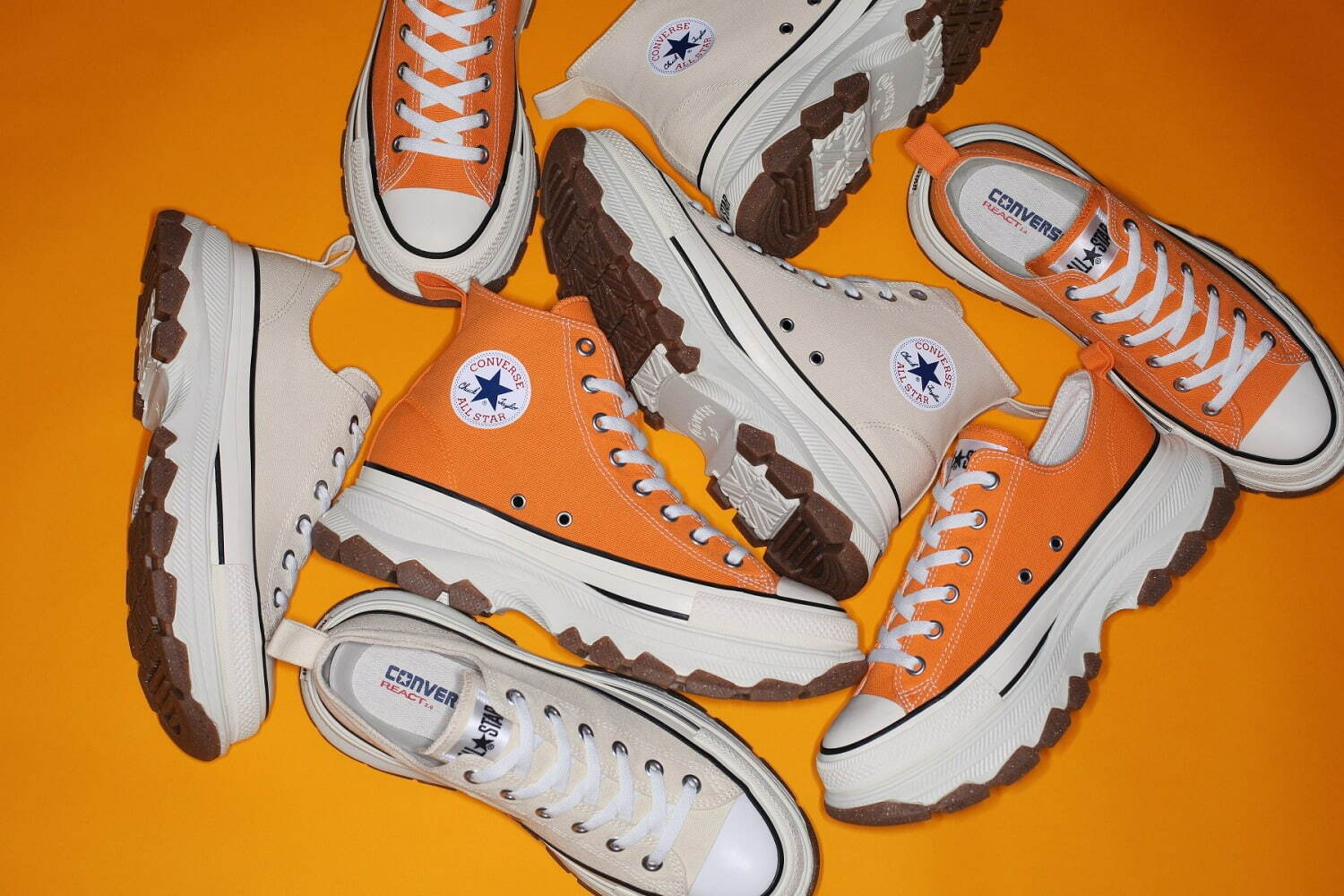 厚底コンバースCONVERSE トレックウェーブ OX 厚底