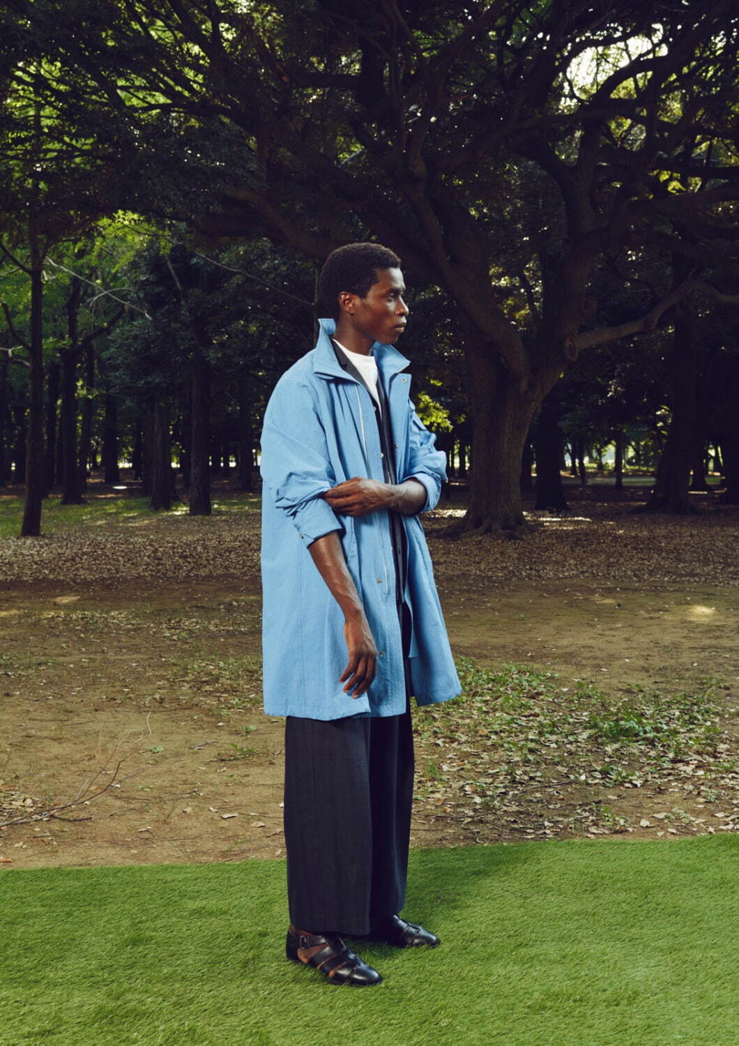 キクス ドキュメント. 2023年春夏｜male ステンカラーコート