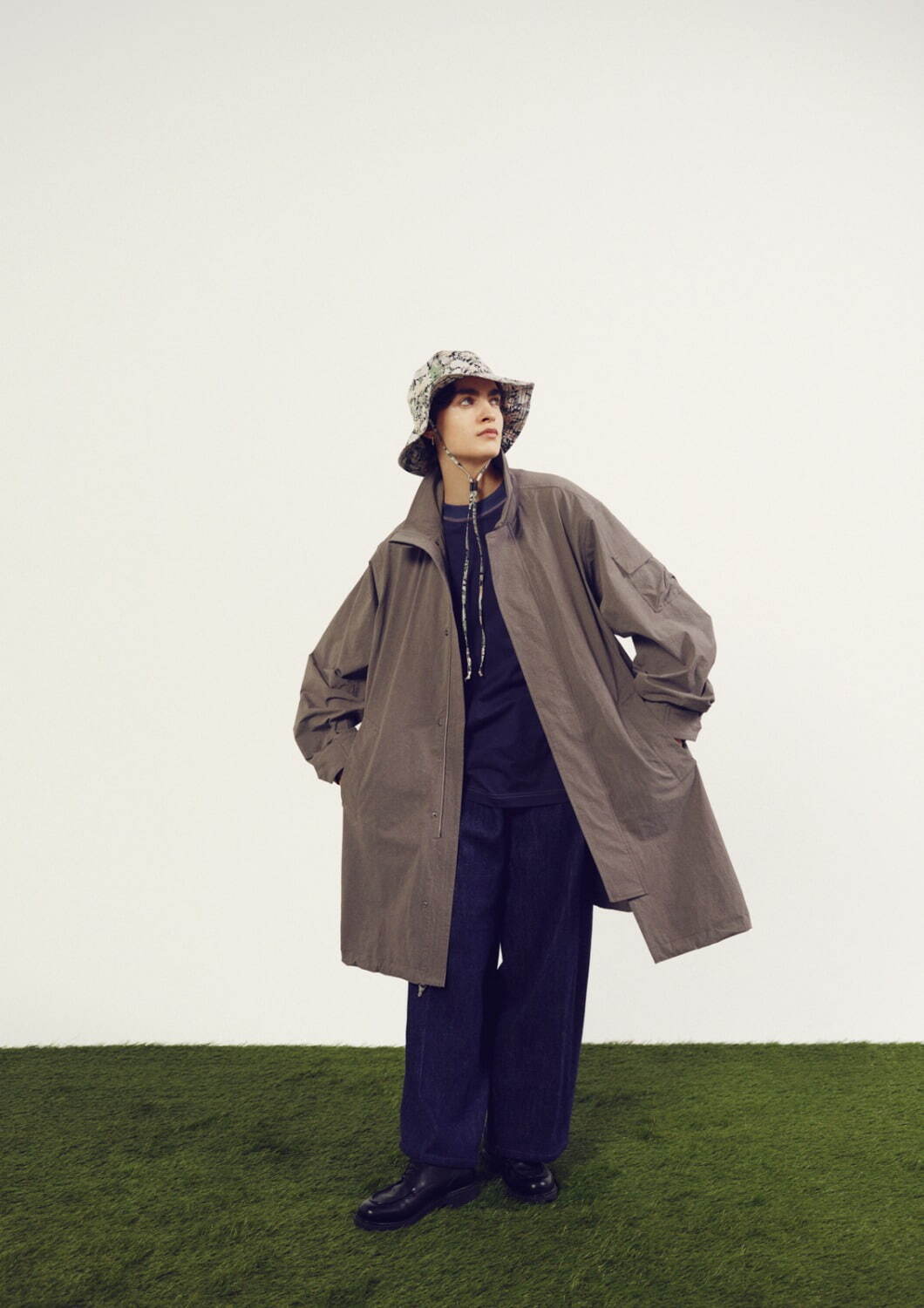 キクス ドキュメント. 2023年春夏｜male ステンカラーコート