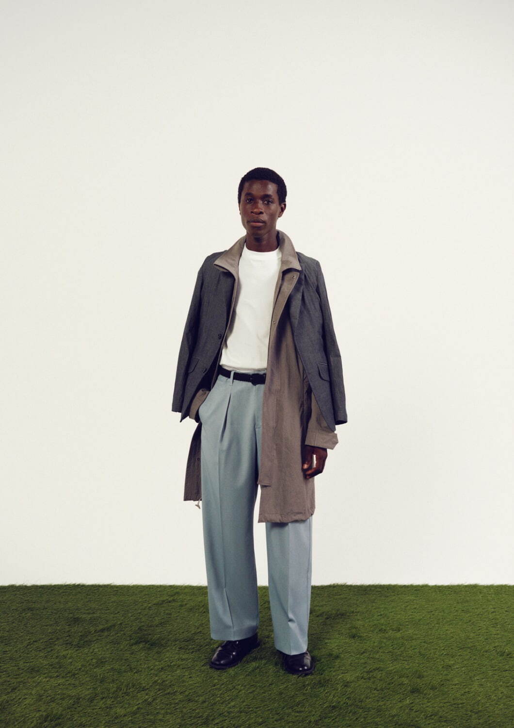 キクス ドキュメント. 2023年春夏｜male ステンカラーコート