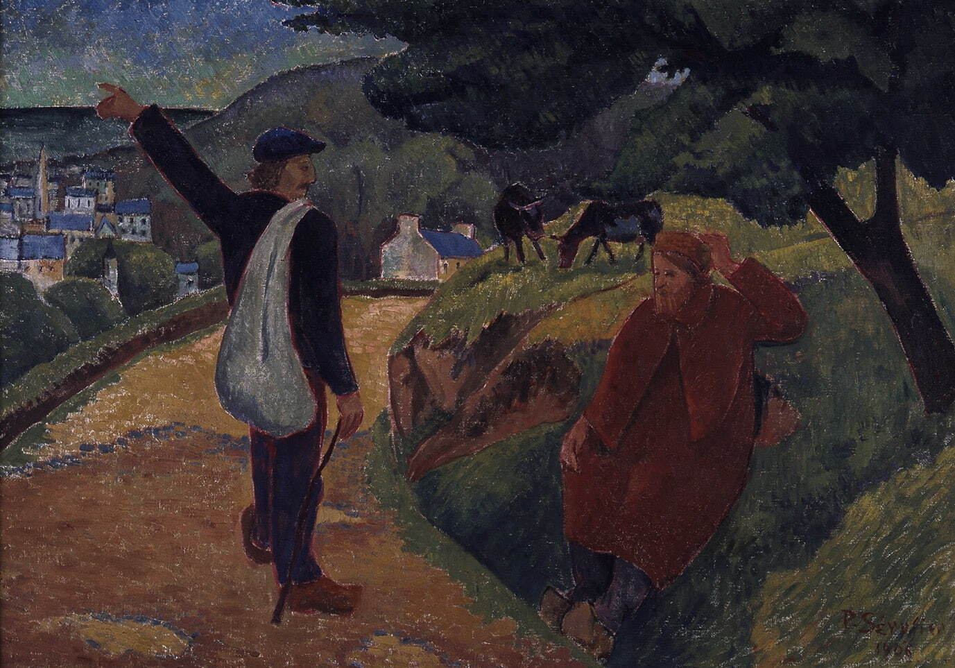 ポール・セリュジエ 《さようなら、ゴーギャン》 1906年 カンペール美術館
Collection du musée des beaux-arts de Quimper, France