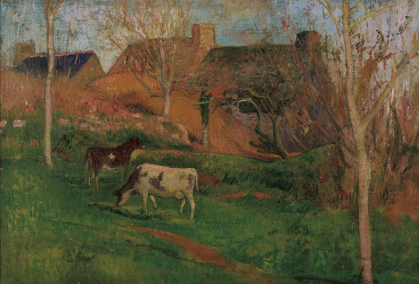 アンリ・モレ 《ポン＝タヴァンの風景》 1888-89年 カンペール美術館
Collection du musée des beaux-arts de Quimper, France