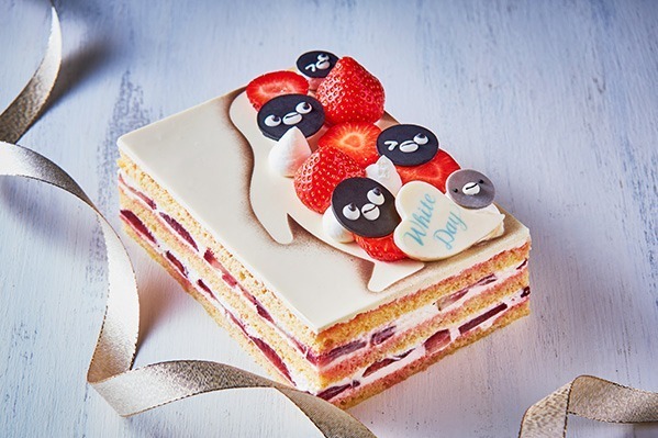 ＜ホテルメトロポリタン＞「Suicaのペンギン」モチーフのホワイトデーケーキ