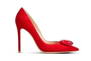 ジャンヴィト ロッシ“マハラジャの宝石”着想のシューズ、華奢なパンプス×大ぶりストーン