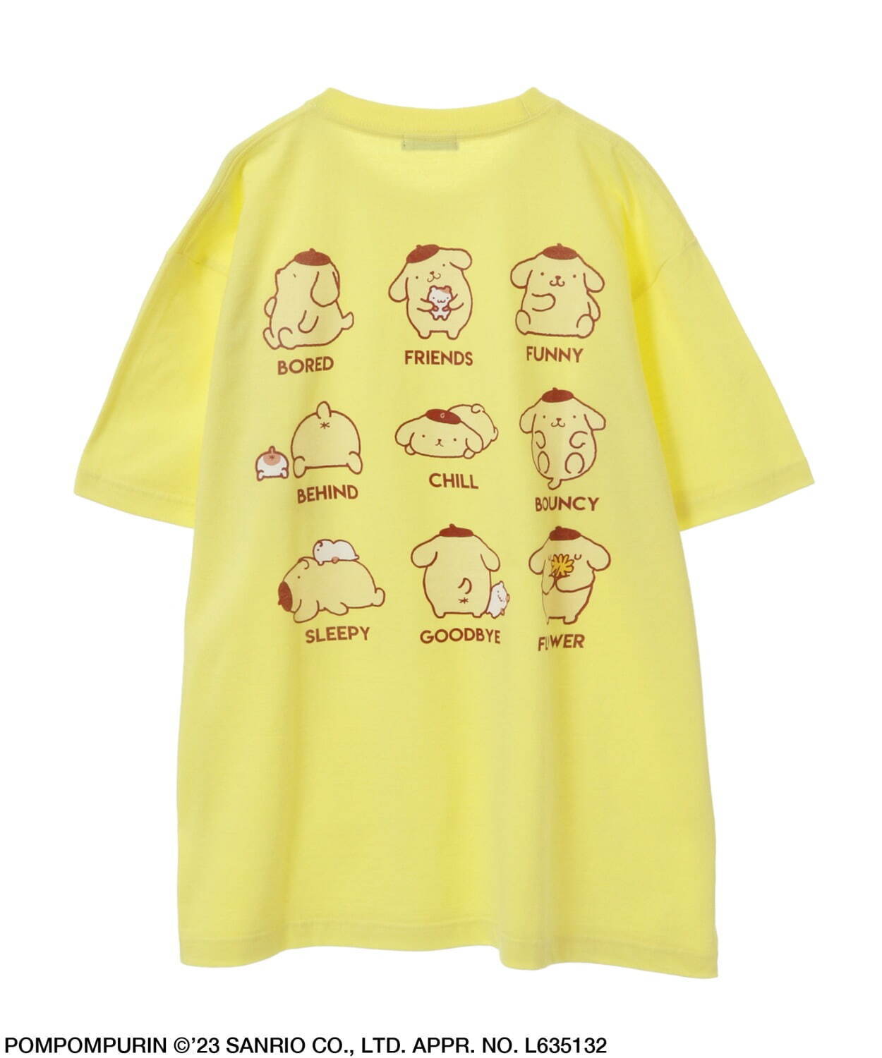 EVERYDAY POMPOMPURIN TEE 7,700円