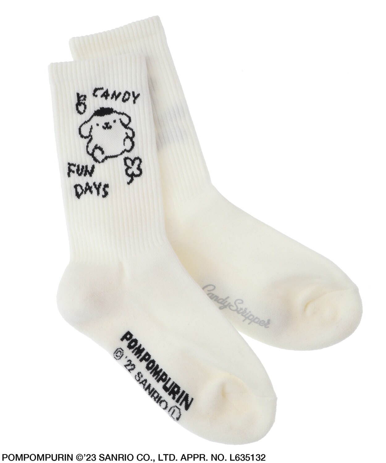 POMPOMPURIN FUN DAYS RIB SOCKS 1,980円