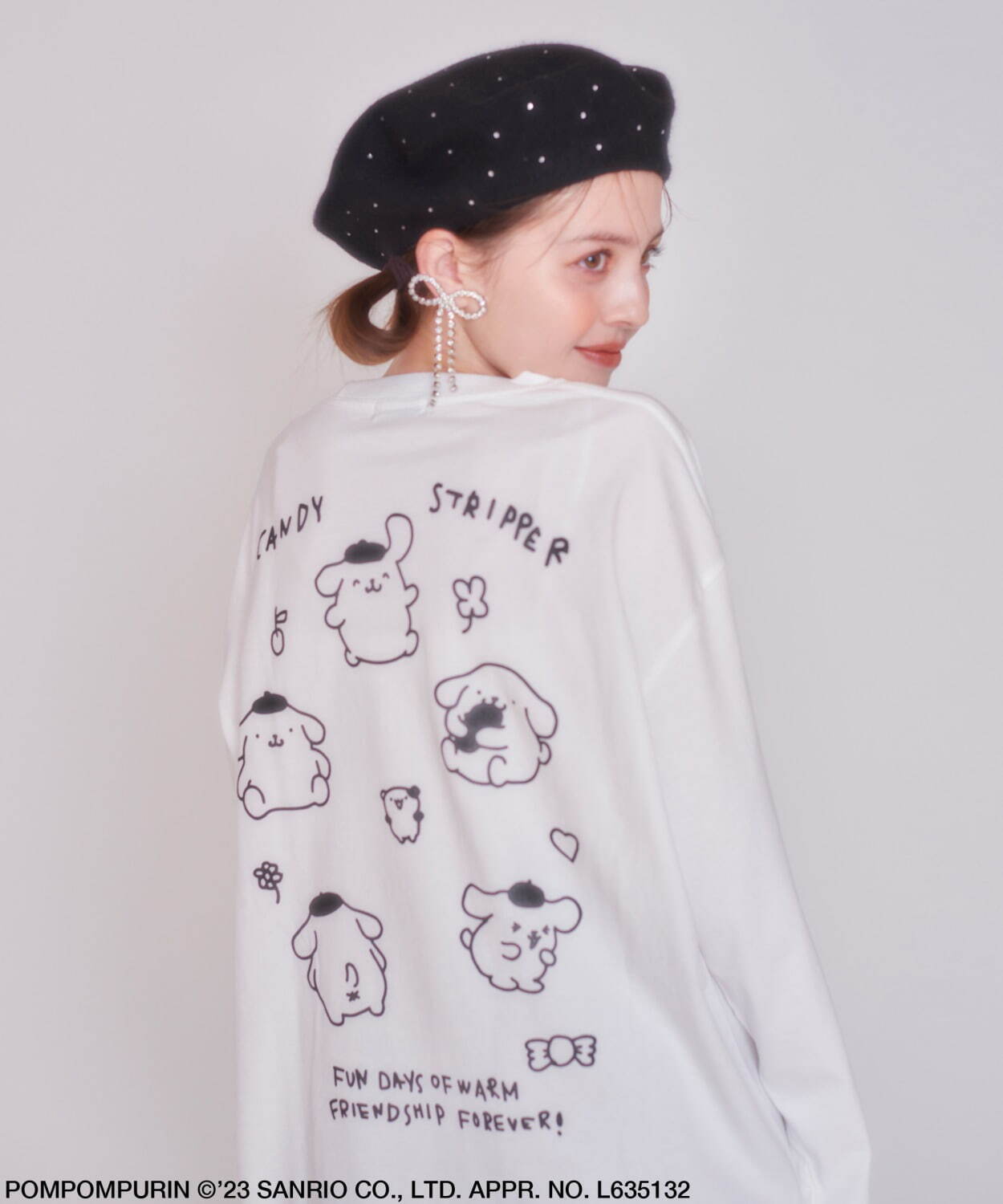 POMPOMPURIN FUN DAYS L/S TEE 8,800円