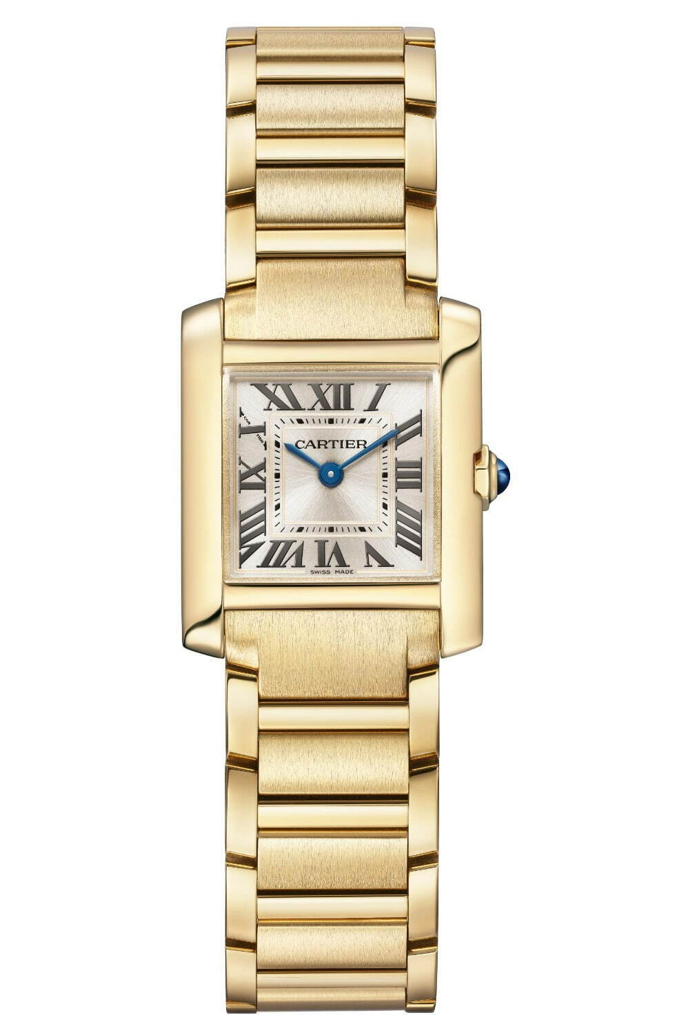 カルティエの腕時計「タンク フランセーズ」新作、ケース一体型