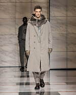 ジョルジオ アルマーニ 2023年秋冬メンズコレクション - 灰色に濡れる温かさ｜写真3