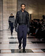 ジョルジオ アルマーニ 2023年秋冬メンズコレクション - 灰色に濡れる温かさ｜写真41