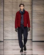 ジョルジオ アルマーニ 2023年秋冬メンズコレクション - 灰色に濡れる温かさ｜写真74