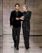 ジョルジオ アルマーニ 2023年秋冬メンズコレクション - 灰色に濡れる温かさ｜写真81