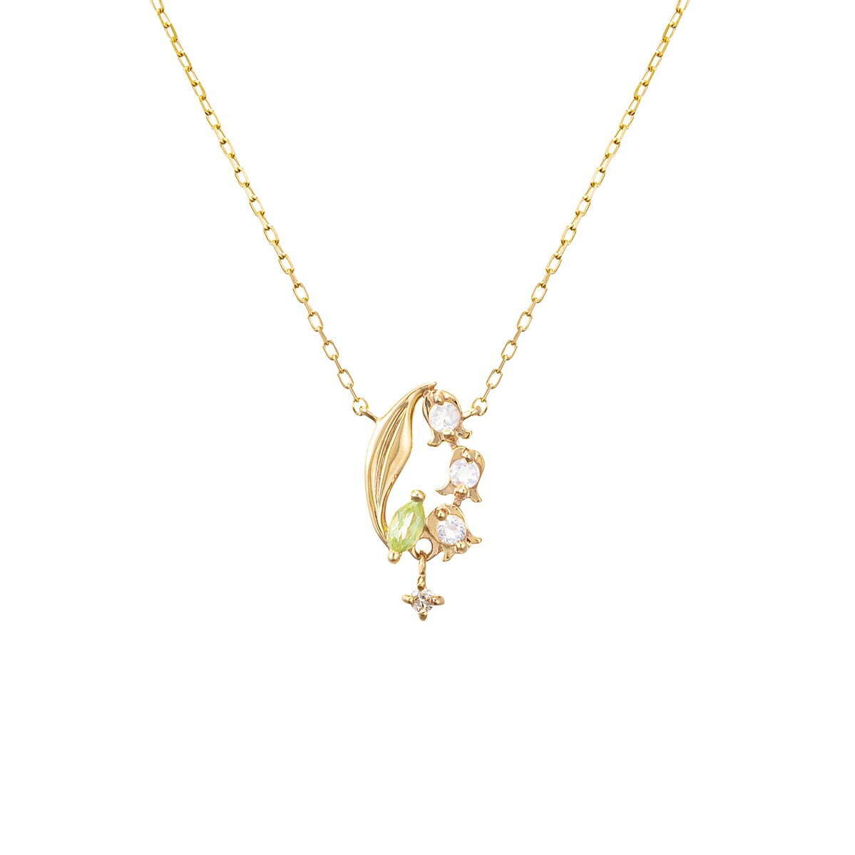 オデュース4℃の新作ジュエリー、“春に咲く花々”桜のネックレスや