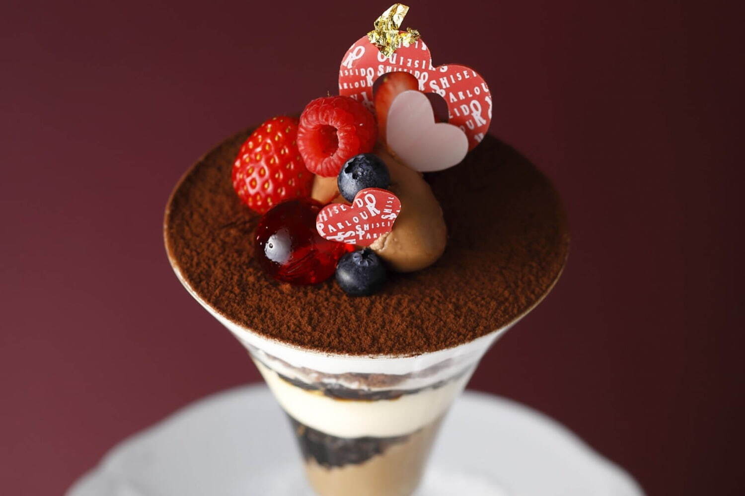 資生堂パーラー 銀座本店からバレンタイン限定のティラミスパフェ
