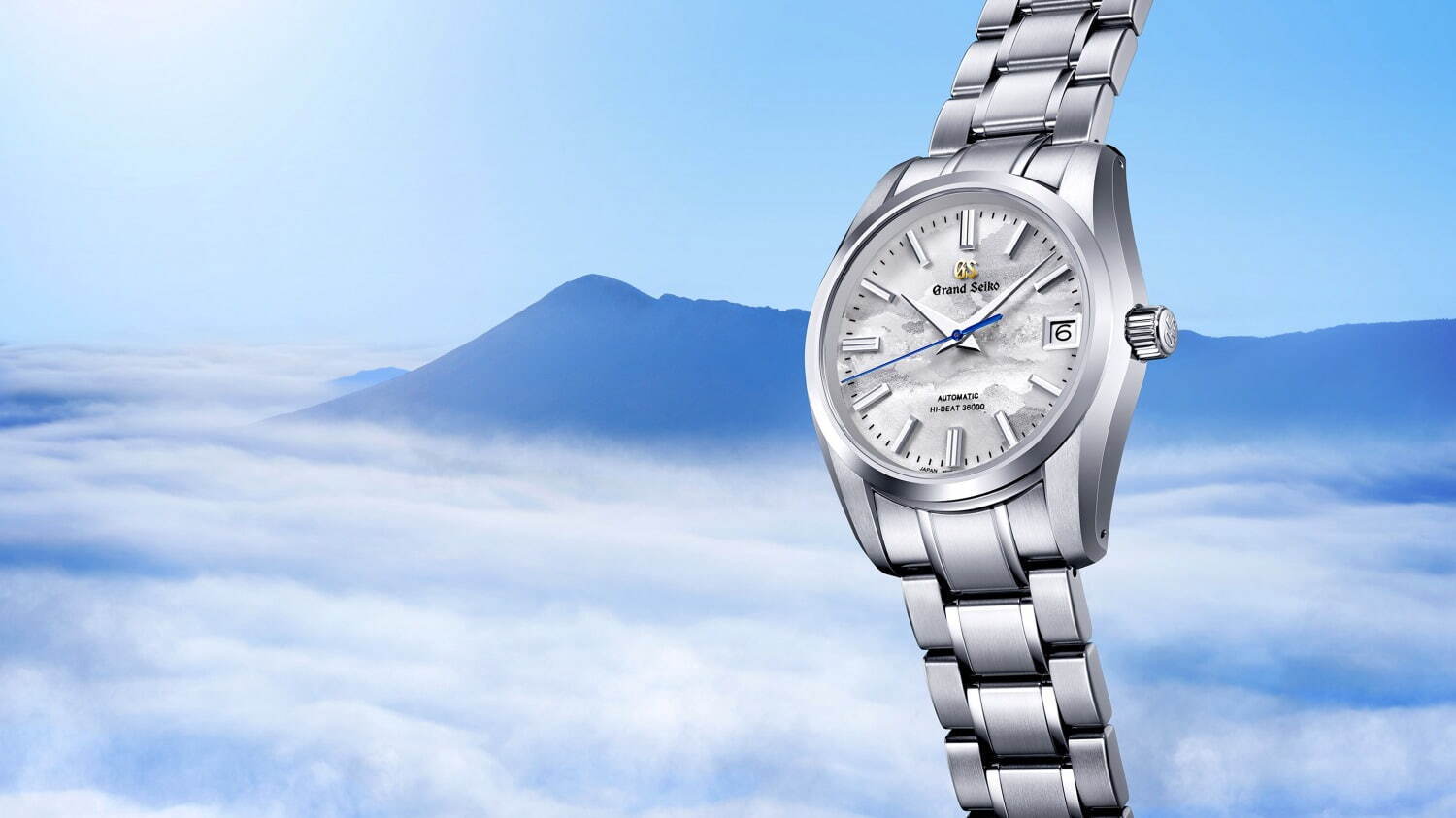 グランドセイコー限定腕時計、“雲海”の雲を表現した模様入りシルバーダイヤル｜写真10