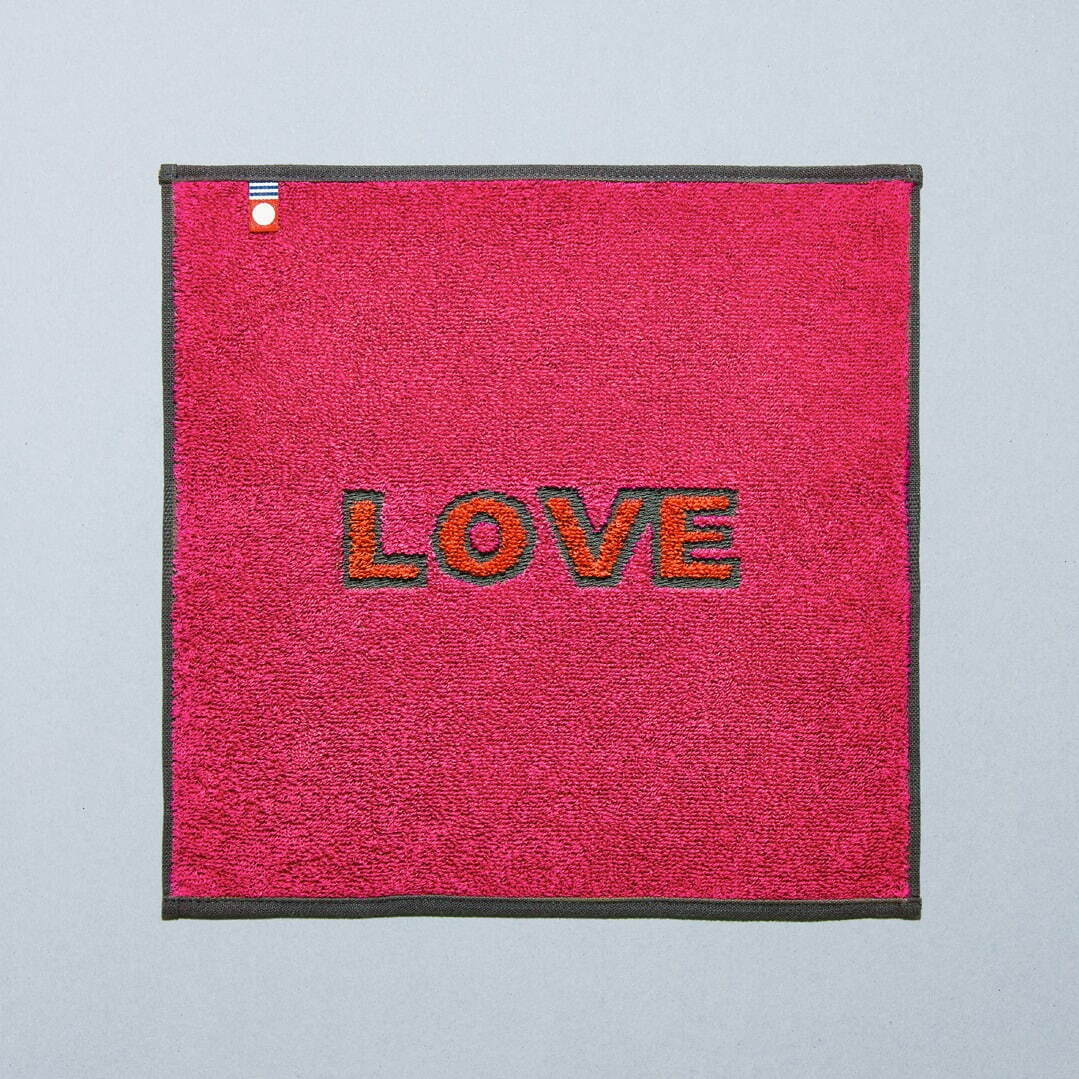 今治タオルハンカチ「LOVE」600円