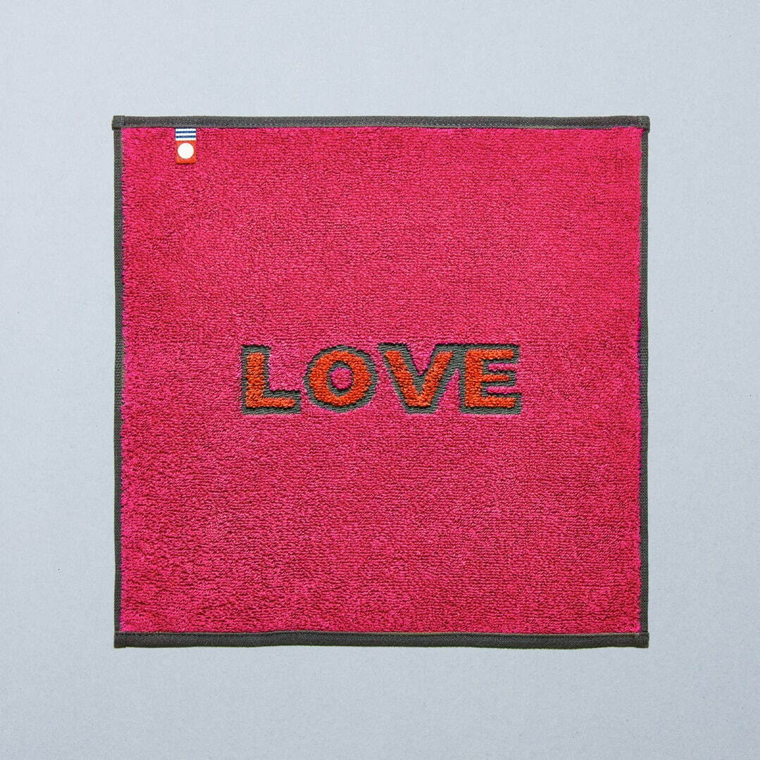 今治タオルハンカチ「LOVE」600円