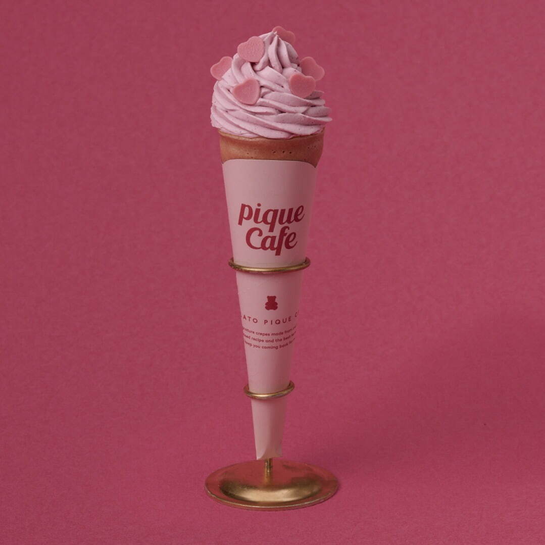 ジェラート ピケ カフェ“ハートチョコのせ”ベリーチョコクレープなど
