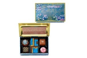 ゴンチャロフ”モネやルノアール”など名画を描いたバレンタインショコラ缶、和菓子風ショコラも