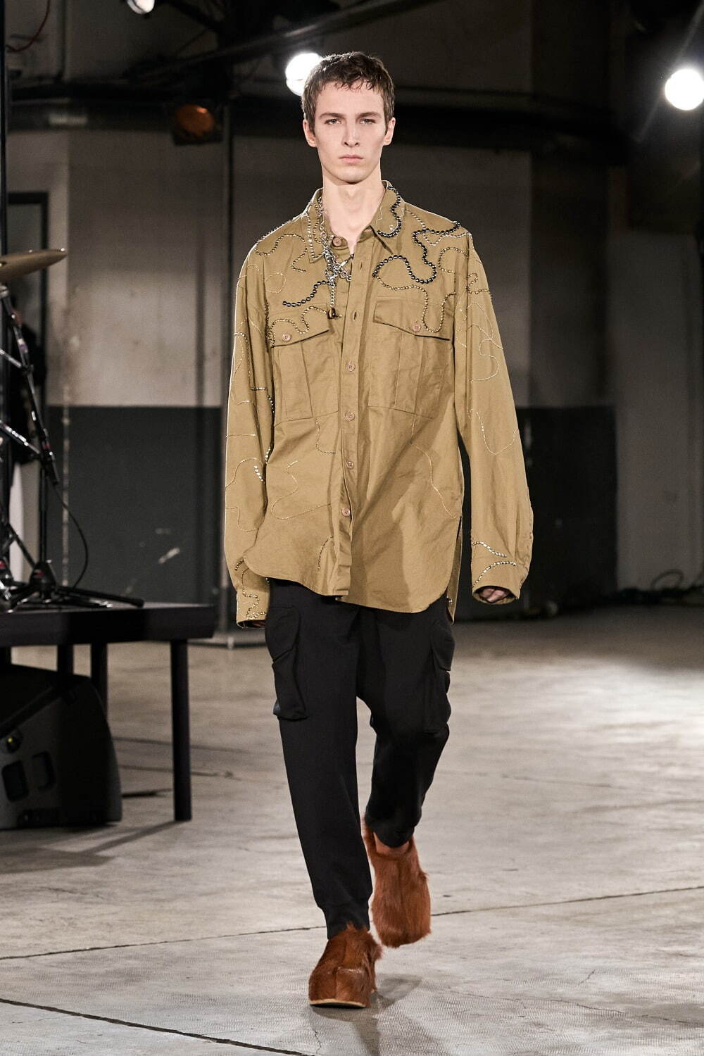 DRIES VAN NOTEN カジュアルシャツ S オフホワイト