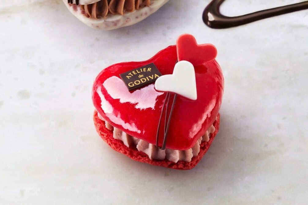 アトリエ ドゥ ゴディバのバレンタイン催事場限定スイーツ、西武池袋本店・大丸京都・阪急博多で
