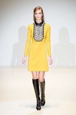 グッチ 2014-15年秋冬コレクション - ボーイッシュ＆ロマンティックを60's風に｜写真60