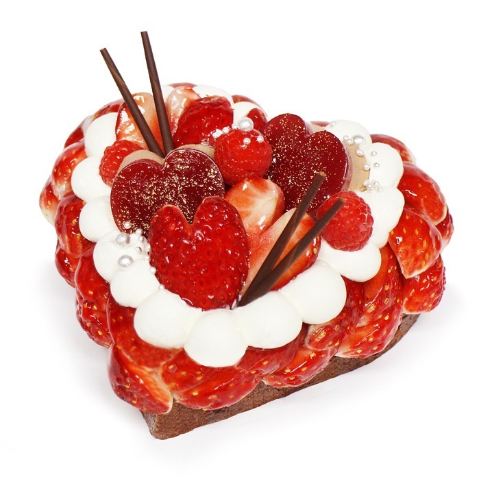 「いちごとチョコレートムースのケーキ」4,000円(2人用、直径12㎝)＜予約限定＞