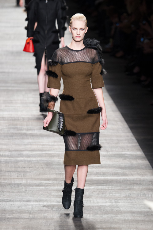 フェンディ(FENDI) 2014-15年秋冬ウィメンズコレクション シルエット - 写真2