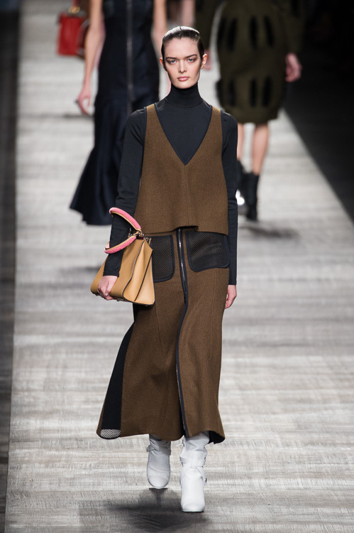 フェンディ(FENDI) 2014-15年秋冬ウィメンズコレクション シルエット - 写真8