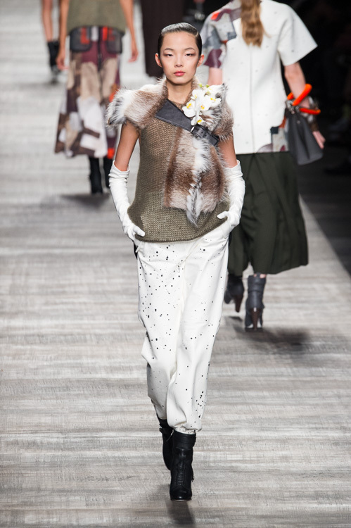 フェンディ(FENDI) 2014-15年秋冬ウィメンズコレクション シルエット - 写真36