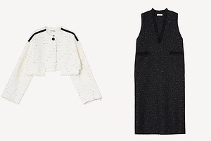 リト ストラクチャー、フリンジ華やぐツイードジャケット＆ドレスや高級感あるエコレザーバッグ